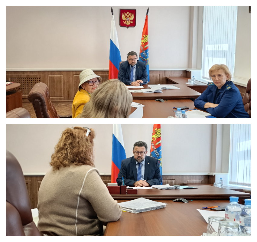 Главный федеральный инспектор по Ивановской области провел личный прием 