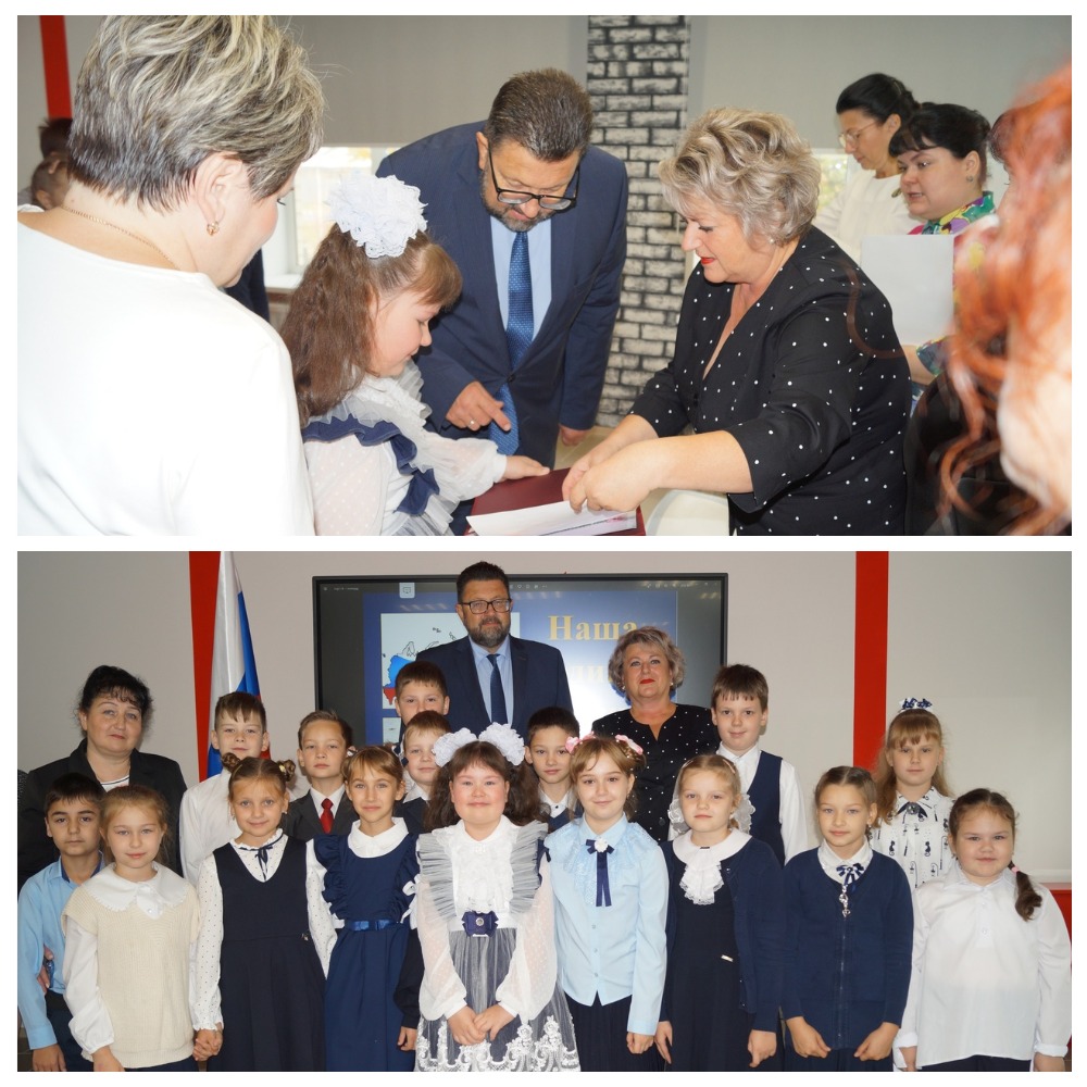 Руководитель приемной Президента РФ в Ивановской области вручил школьнице подарок от Главы государства.