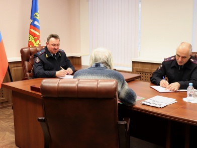 Начальник Управления МВД России по Ивановской области Владимир Жигайло провел прием граждан