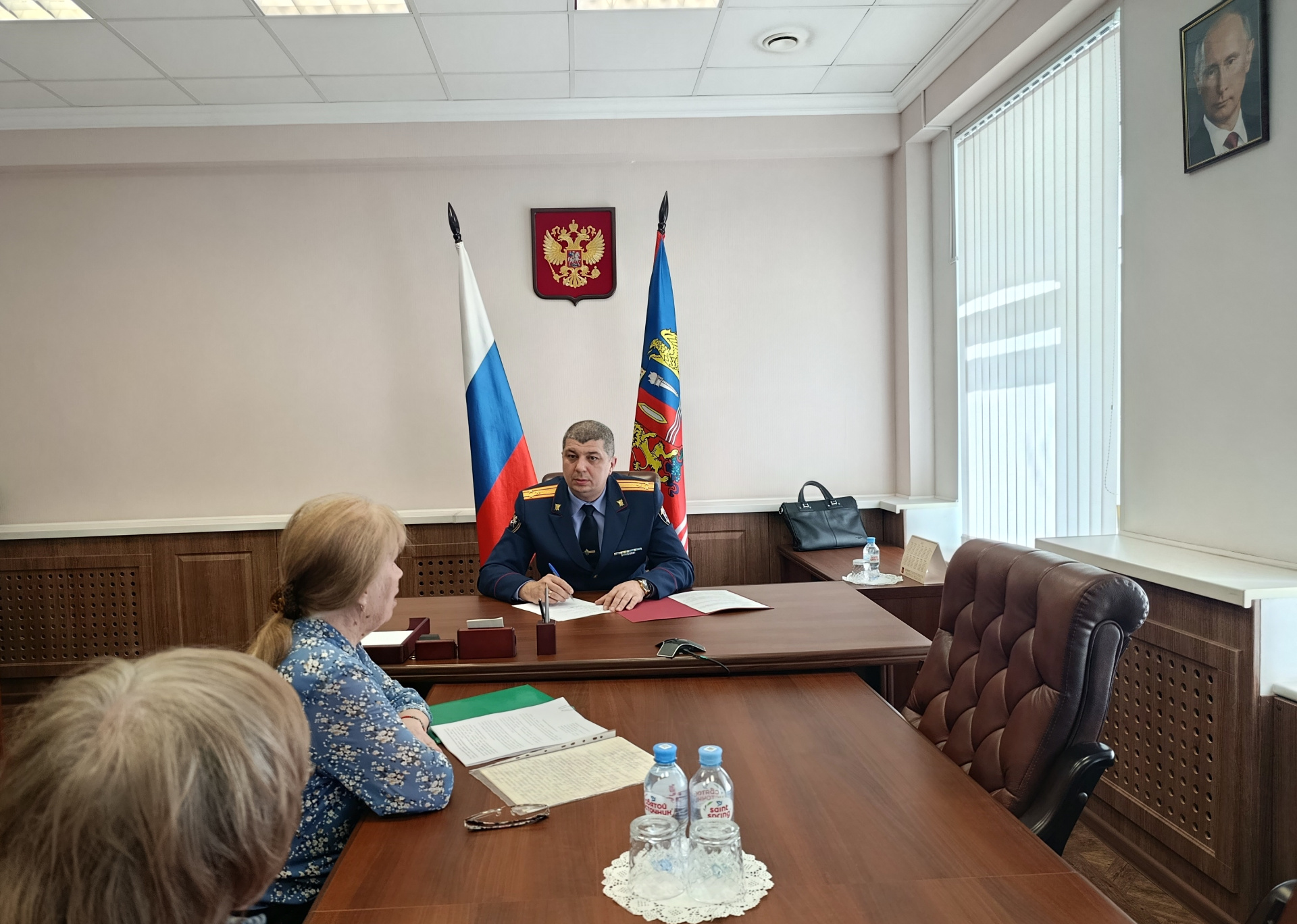 Исполняющий обязанности руководителя следственного управления СК России по Ивановской области провел личный приём граждан