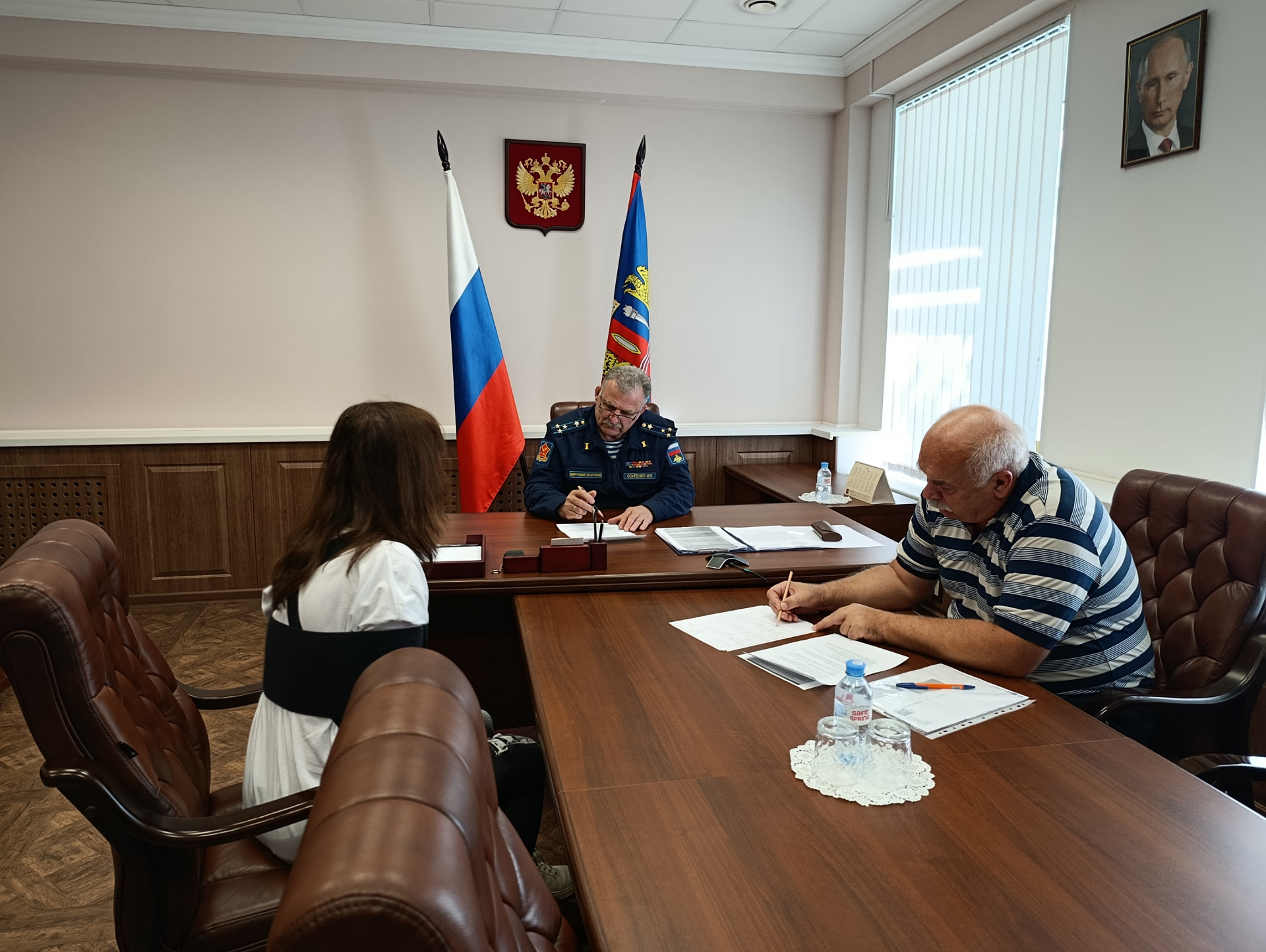 Военный комиссар Ивановской области провел прием граждан