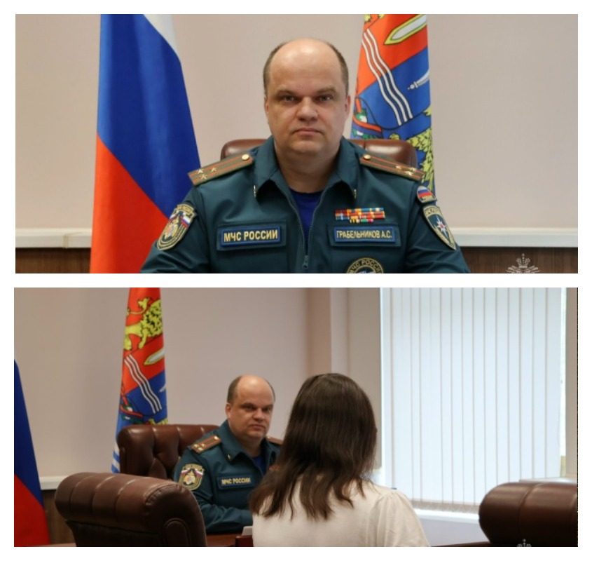 Врио начальника регионального МЧС провел прием граждан